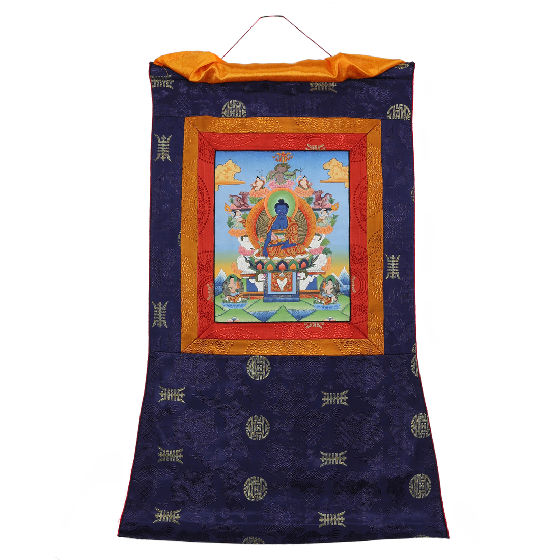 HIMALAYAN THANGKA OF MEDICINE