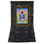 HIMALAYAN THANGKA OF SAMANTABH