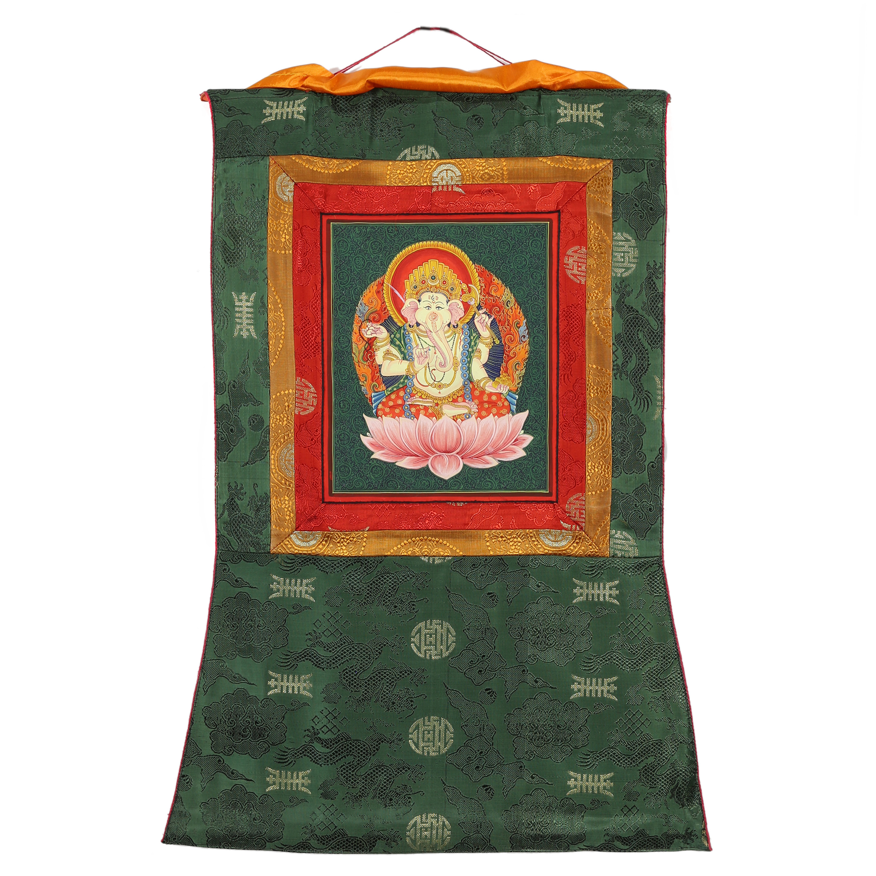 HIMALAYAN THANGKA OF SEATED