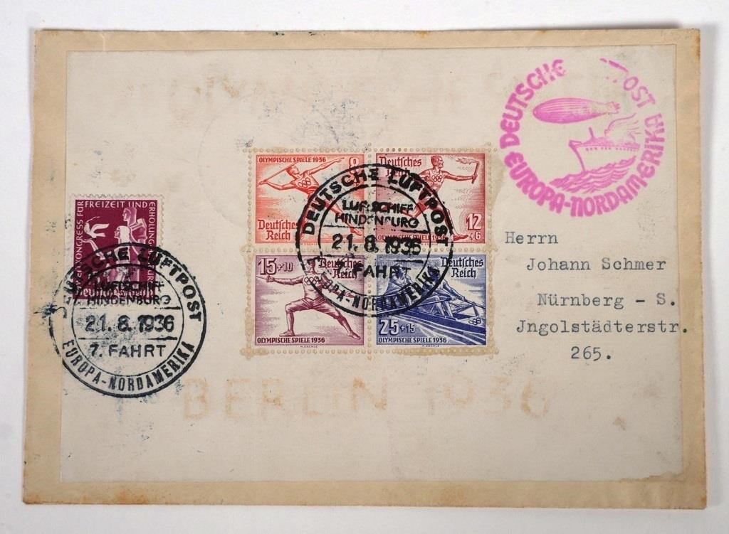 HINDENBURG AIRMAIL LETTER1936