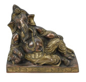 HINDU GOD GANESHA RECLINING BR
