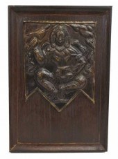 HINDU PATINATED BRONZE SHIVA P