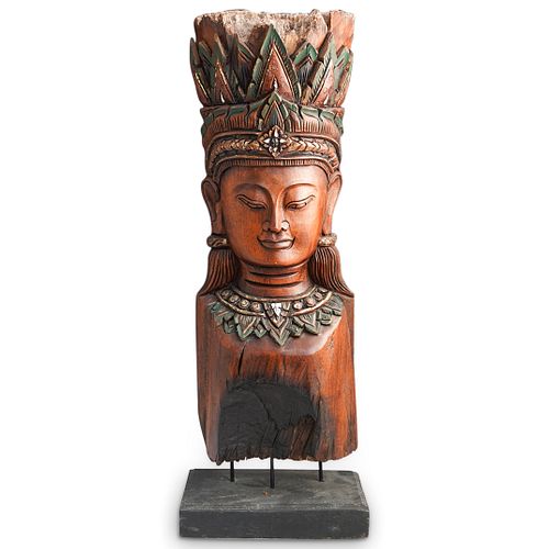 HINDU SHIVA CARVED DRIFTWOOD