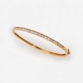 HINGED DIAMOND BANGLE BRACELET