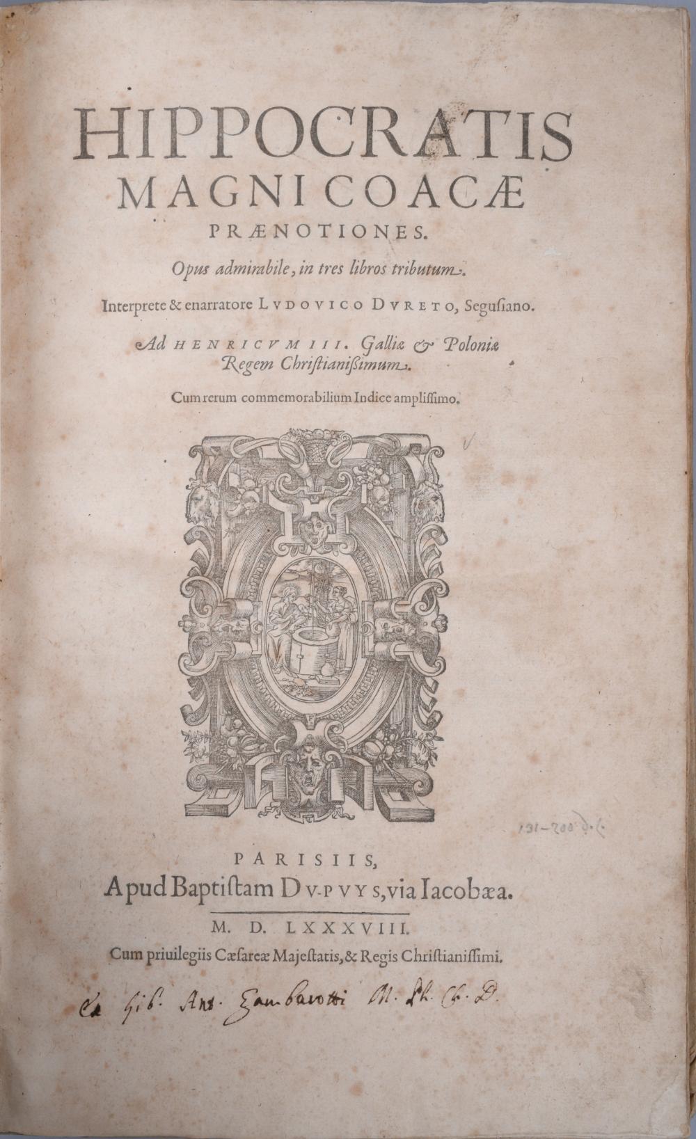 HIPPOCRATIS MAGNI COACAE