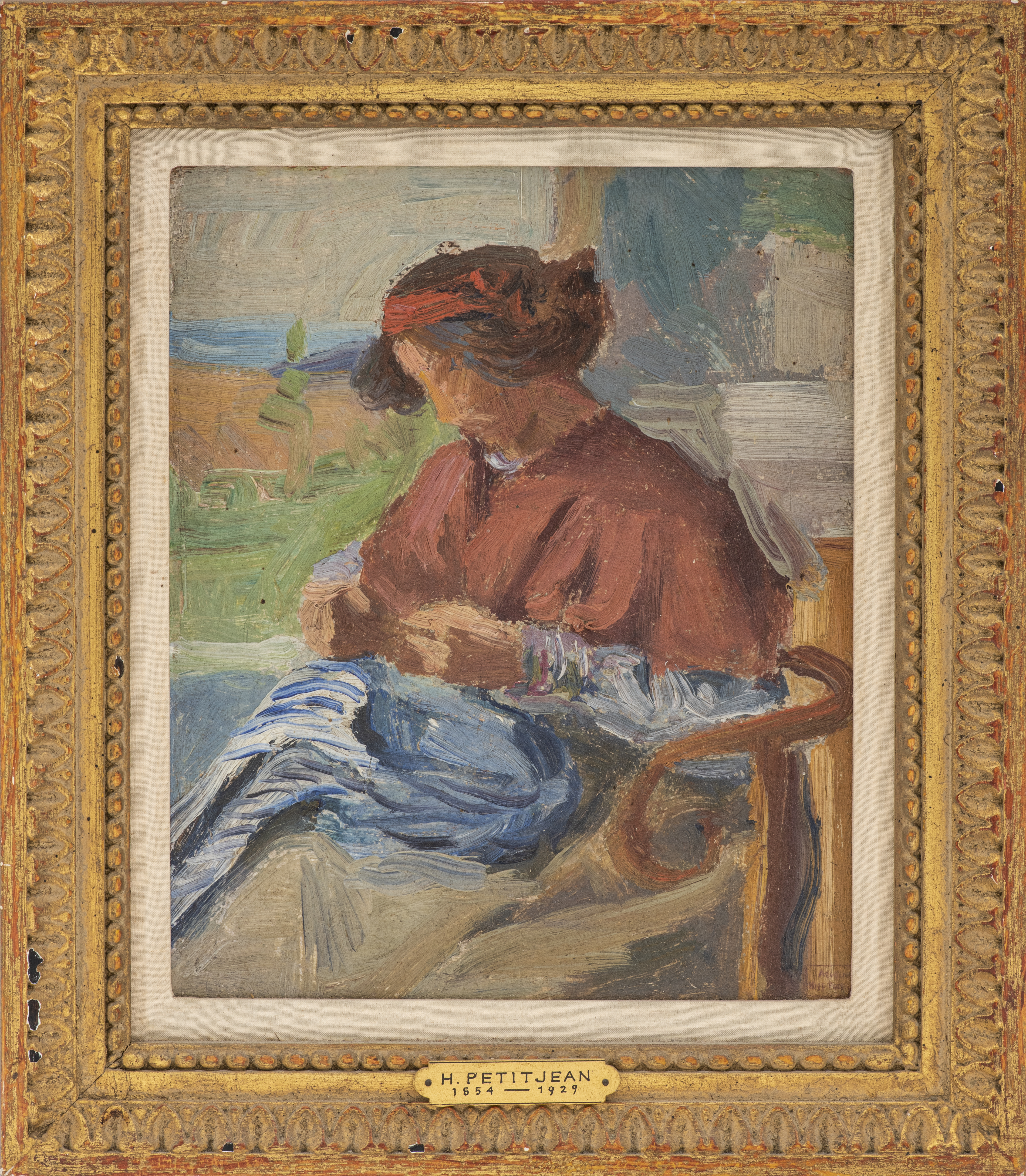 HIPPOLYTE PETITJEAN WOMAN BY WINDOW