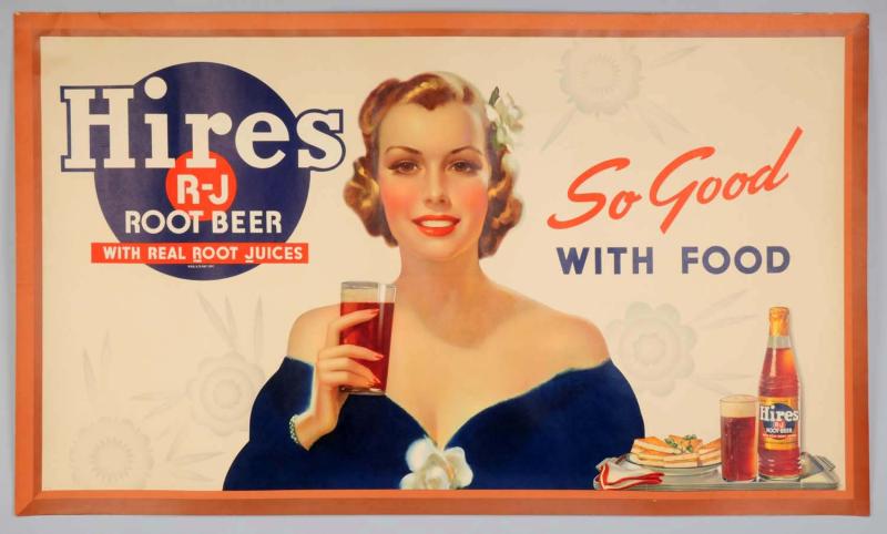 Hires Large Paper Poster.  1940 -