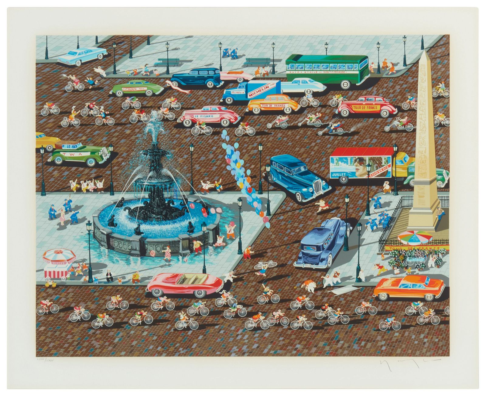 HIRO YAMAGATA (B. 1948), "TOUR DE