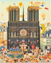 HIRO YAMAGATA SERIGRAPH ''NOTR