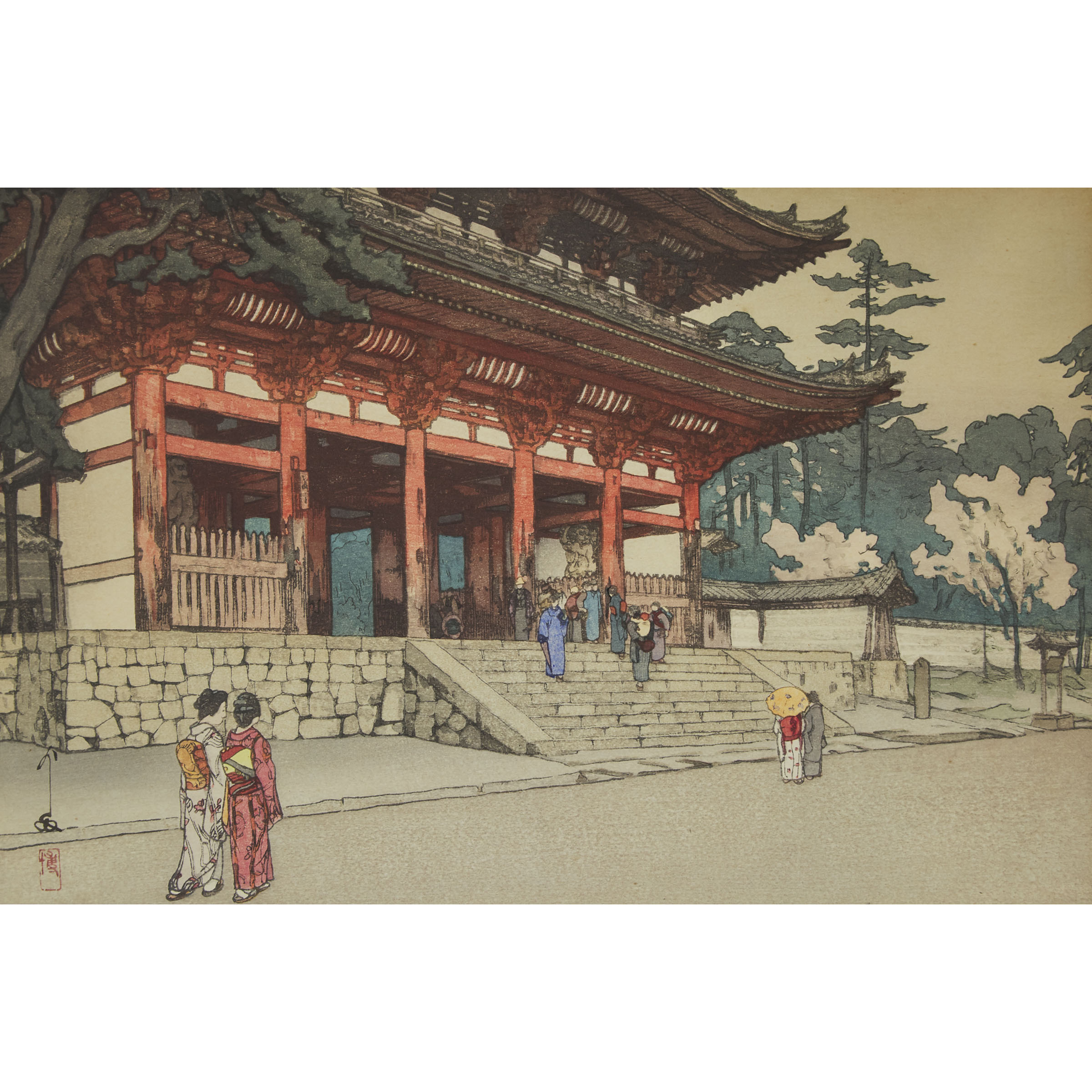 Hiroshi Yoshida (1876-1950), Omuro,