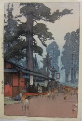 HIROSHI YOSHIDA COLOR WOODCUT
