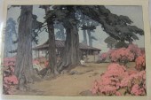 HIROSHI YOSHIDA COLOR WOODCUT