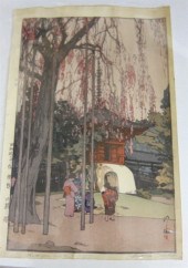 HIROSHI YOSHIDA COLOR WOODCUT