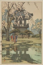 HIROSHI YOSHIDA "IN A TEMPLE Y