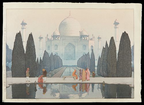 HIROSHI YOSHIDA "THE TAJ MAHAL, NO.