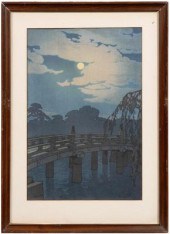 Hiroshi Yoshida woodblock prin
