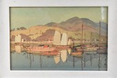 HIROSHI YOSHIDA WOODBLOCK "WAI