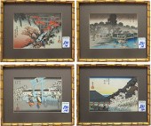 HIROSHIGE ANDO FOUR COLOR WOOD