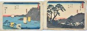 HIROSHIGE, COLOR WOODCUTS (2).