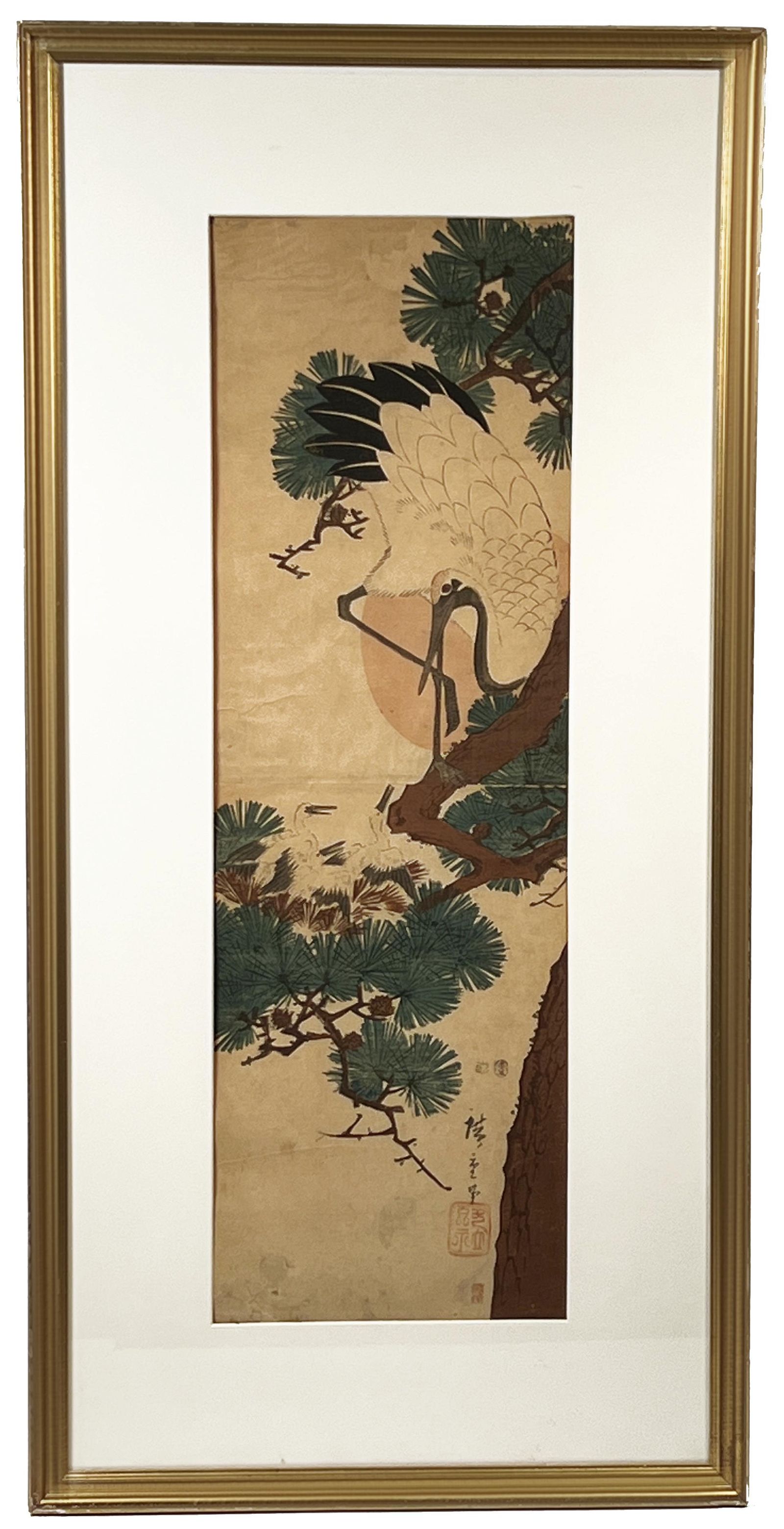 HIROSHIGE, VERTICAL DIPTYCH
