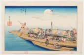 HIROSHIGE "YODOGAWA" JAPANESE