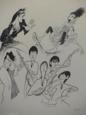 HIRSCHFELD, Al. Hand Signed Pr