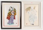 HISASHI OTSUKA. TWO FRAMED COL