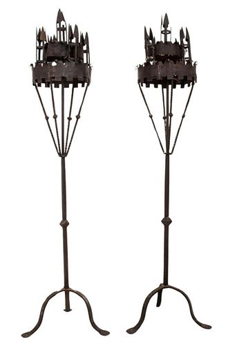 HISPANO-MAURESQUE WROUGHT IRON