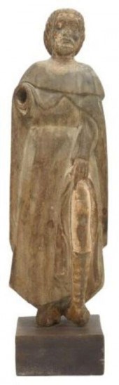 HISPANO-PHILIPPINE CARVED SANT