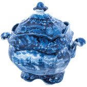 HISTORIC BLUE STAFFORDSHIRE, M