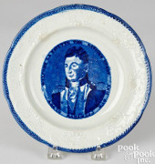 HISTORIC BLUE STAFFORDSHIRE PL
