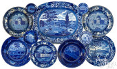 HISTORIC BLUE STAFFORDSHIRE PL