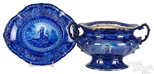 HISTORIC BLUE STAFFORDSHIRE