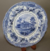 HISTORIC BLUE TRANSFER PLATE,