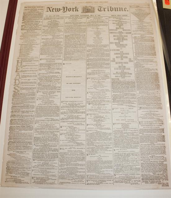 [Historic Newspaper: Lincoln's