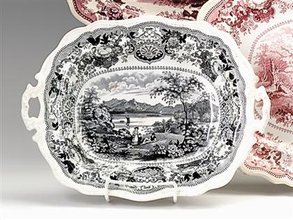 Historical black transferware