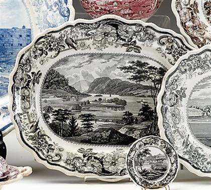 Historical black transferware