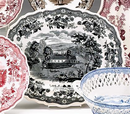 Historical black transferware