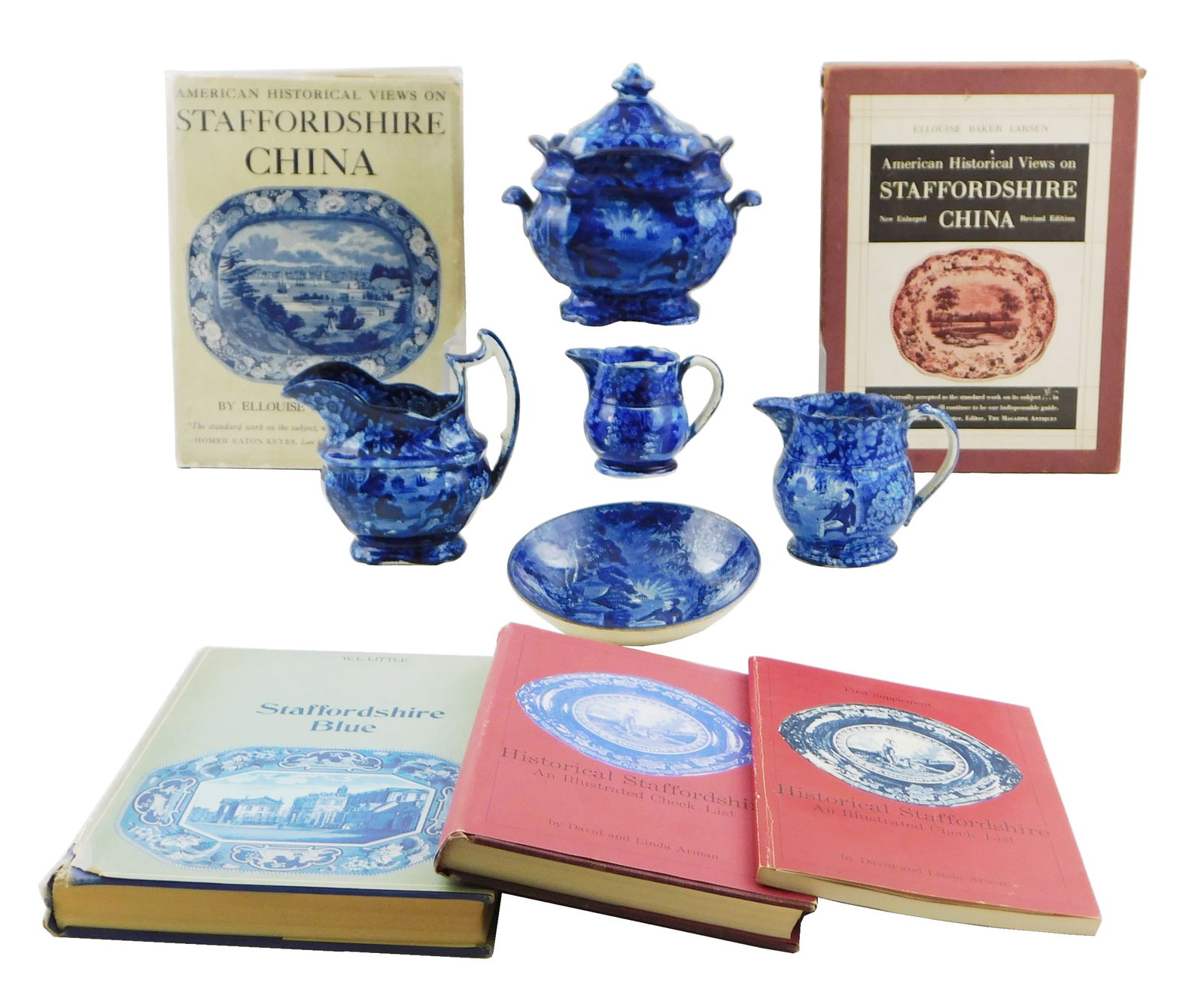 +HISTORICAL BLUE STAFFORDSHIRE: