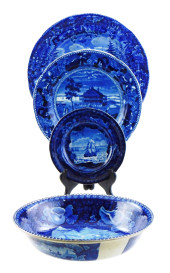 +HISTORICAL BLUE STAFFORDSHIRE