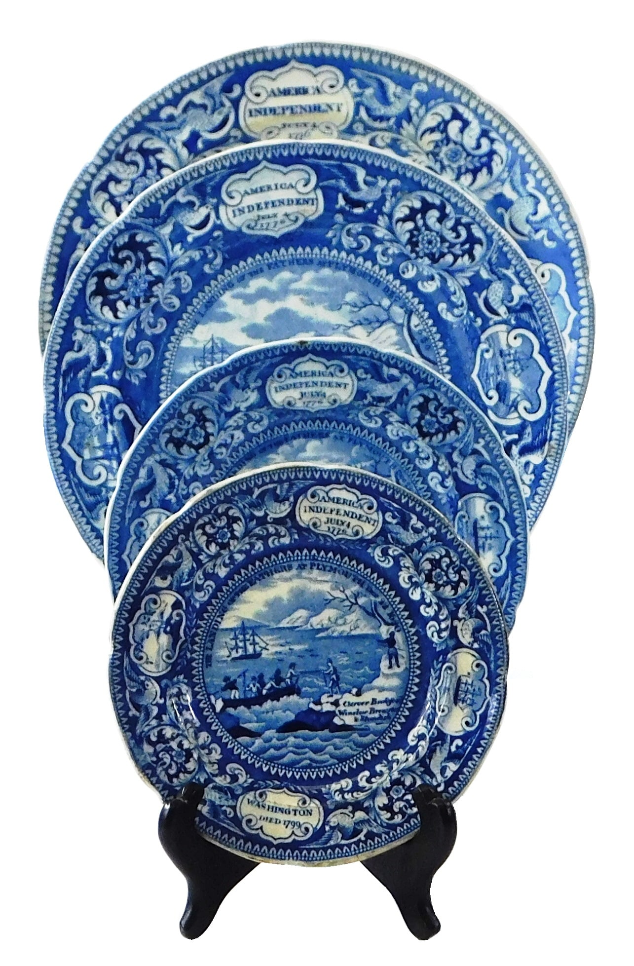 +HISTORICAL BLUE STAFFORDSHIRE: