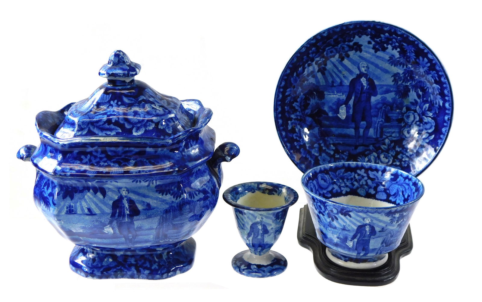 +HISTORICAL BLUE STAFFORDSHIRE: