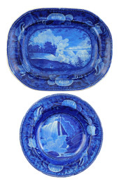 +HISTORICAL BLUE STAFFORDSHIRE