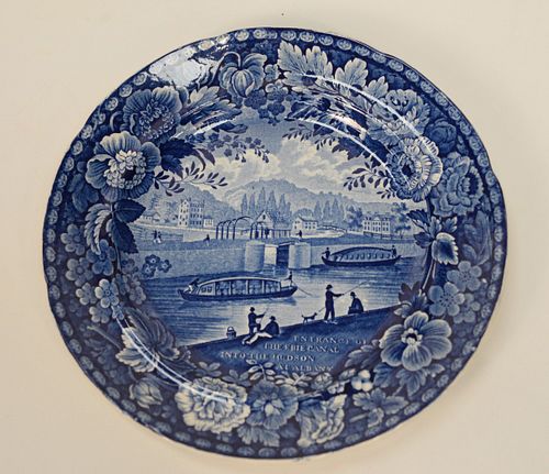 HISTORICAL BLUE STAFFORDSHIRE PLATE