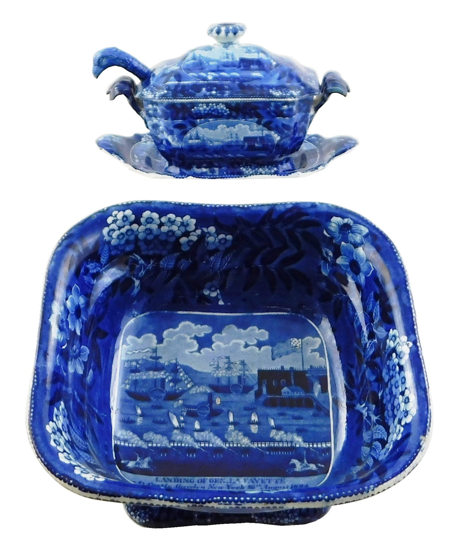 HISTORICAL BLUE STAFFORDSHIRE: