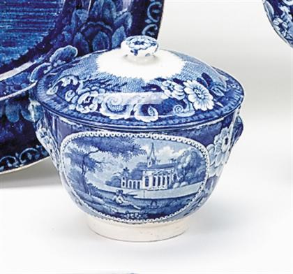 Historical blue transferware