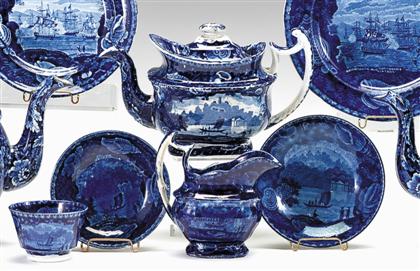 Historical blue transferware