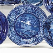 Historical blue transferware p