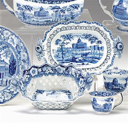 Historical blue transferware