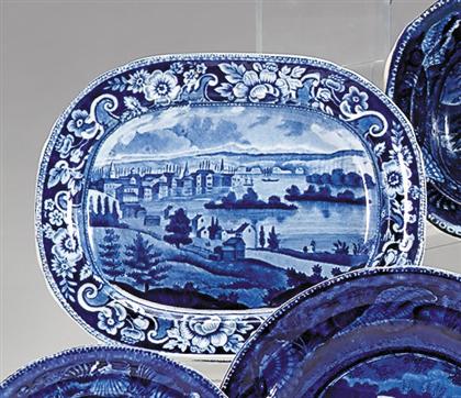 Historical blue transferware